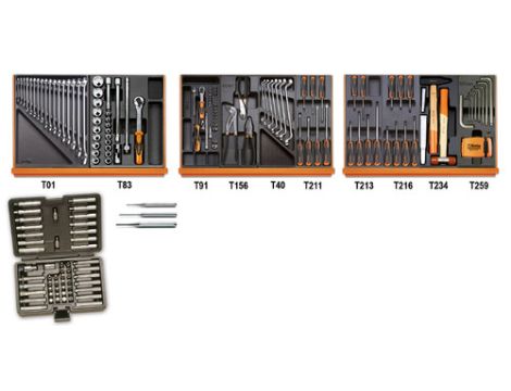 BETA - Zestaw 197 narzędzi we wkładach profilowanych - 5904VU/4T