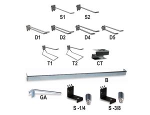 BETA - Półka na przetyczki kluczy rurowych do regałów C68 - 6888/CT