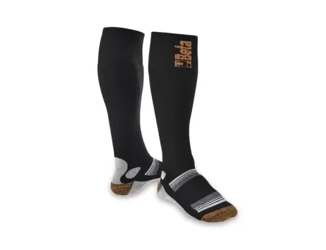 BETA - Skarpety długie z materiału frotte ze wzmocnieniami z nylonu i bawełny Rozmiar 43-46  - 7421/43-46