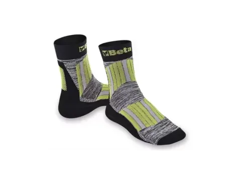 BETA - Skarpety Maxi Sneaker ochronne ze wzmocnieniami z nylonu i bawełny Rozmiar 39-42  - 7427/39-42