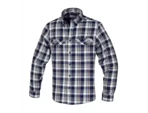 BETA - Koszula flanelowa w kratę L - 075450203