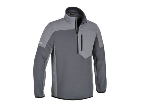 BETA - 7643G L-BLUZA ZAPINANA NA KRÓTKI ZAMEK - 076430003