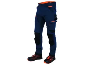 BETA - Spodnie robocze streczowe z kieszeniami niebieskie 7650B Rozmiar XXXL - 076500106