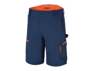 BETA - Spodnie robocze stretchowe krótkie z kieszeniami granatowe 7661B Rozmiar XS - 076610100