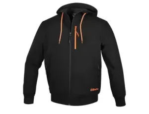 BETA - Bluza z kapturem zapinana na zamek czarna 7665N Rozmiar L - 076650003