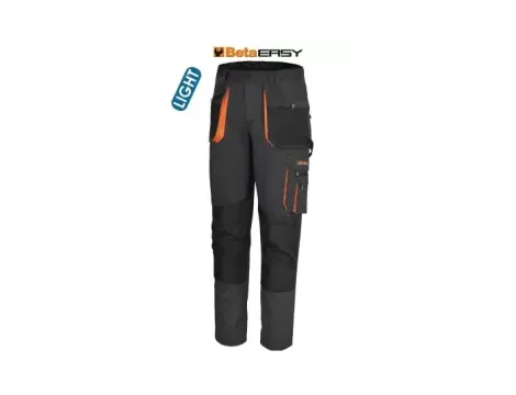 BETA - Spodnie robocze lekkie EASY szare (Seria 7860G) Rozmiar S  - 078600801