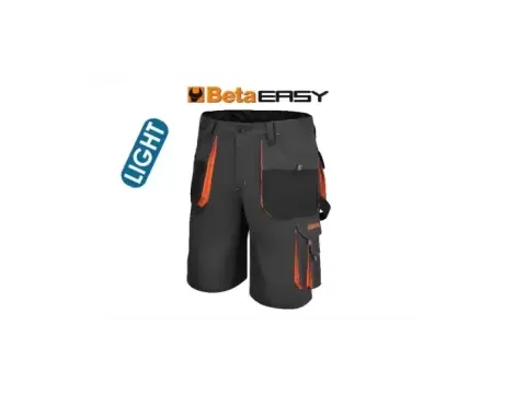 BETA - Spodnie robocze krótkie lekkie EASY szare (Seria 7861G) Rozmiar XXL  - 078610805