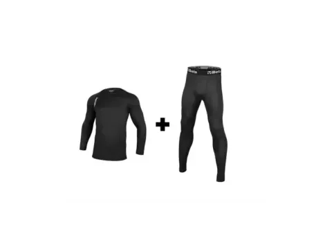 BETA - Zestaw bielizny termoaktywnej z podkoszulką z długim rękawem i kalesonami 7996N XL-XXL - 079960004