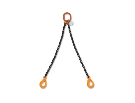 BETA - Zawiesie łańcuchowe z hakami samozatrzaskowymi 6mm/3m dwucięgnowe Klasa 8  - 8092SL/2/6MM/3M