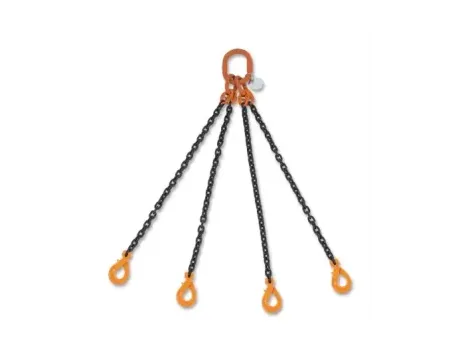 BETA - Zawiesie łańcuchowe z hakami samozatrzaskowymi 6mm/4m czterocięgnowe Klasa 8  - 8094SL/4/6MM/4M