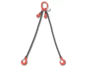 BETA - Zawiesie łańcuchowe dwucięgnowe, ze skracaczami łańcuchowymi, w skrzynce 6mm/3M - 8097/2/6MM/3M