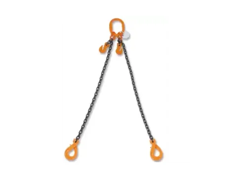 BETA - Zawiesie łańcuchowe z hakami samozatrzaskowymi i skracaczami 6mm/1m dwucięgnowe Klasa 8  - 8097SL/2/6MM/1M