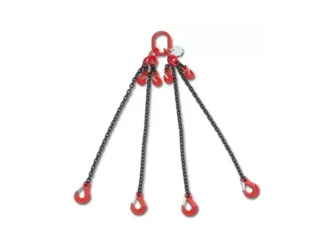 BETA - Zawiesie łańcuchowe czterocięgnowe, ze skracaczami łańcuchowymi, w skrzynce 6mm/2M  - 8098/4/6MM/2M