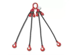 BETA - Zawiesie łańcuchowe czterocięgnowe, ze skracaczami łańcuchowymi, w skrzynce 8mm/3M  - 8098/4/8MM/3M