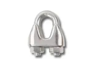 BETA - Zacisk linowy kabłąkowy, stal nierdzewna (AISI 316) 3mm   - 8216/3