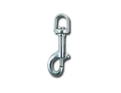 BETA - Hak karabinkowy tłokowy z krętlikiem, stal nierdzewna (AISI 316) 12mm   - 8264/12