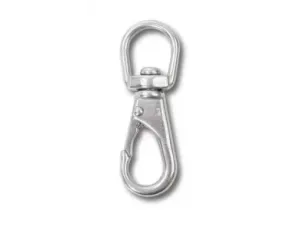 BETA - Hak karabinkowy z krętlikiem, stal nierdzewna (AISI 316) 12mm   - 8267/12