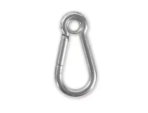 BETA - Hak karabinkowy z uchem, stal nierdzewna (AISI 316) 5x50mm  - 8274A/5X50