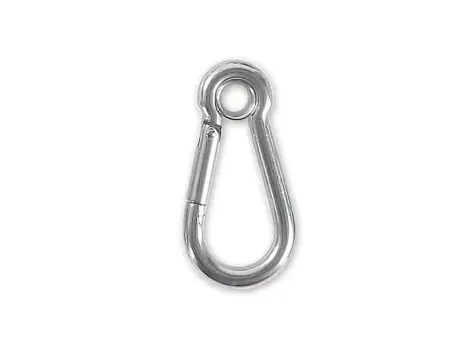 BETA - Hak karabinkowy z uchem, stal nierdzewna (AISI 316) 8x80mm  - 8274A/8X80