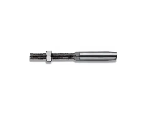 BETA - Okucie do lin zakończone szpilką, stal nierdzewna (AISI 316) 8mm   - 8287/8