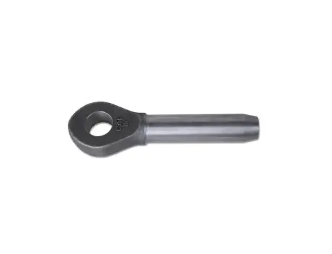 BETA - Końcówka kuta oczkowa czarna do bezpośredniego zaprasowania z liną stalową 19mm - 8702Z/19