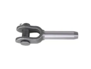 BETA - Końcówka kuta widełkowa czarna do lin stalowych 6mm - 8709N/6