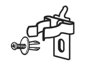 BETA - Uchwyt do narzędzi z kołkiem zabezpieczającym 19mm  - 8888GM/19