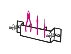 BETA - Uchwyt uniwersalny do wstawiania narzędzi z dwoma kołkami zabezpieczającymi  - 8888/TSPP
