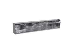 BETA - Skrzynka z uchwytem z 6 pojemnikami z tworzywa sztucznego - 8888/PM/6C
