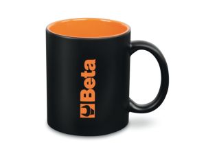 BETA - 9527T-KUBEK CERAMICZNY CZARNY, LOGO BETA - 095270030