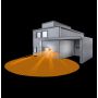 Lampa elewacyjna z czujnikiem ruchu i zmierzchu Steinel L 400 S PIR max.60W E27 IP44 IK03 230V czarna / szkło /tworzywo sztuczne - 4