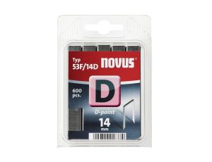 Zszywki typ D 53 F/14 D NOVUS super stabilne [600 szt.]