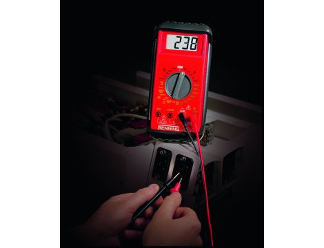 Miernik uniwersalny BENNING MM 2 cyfrowy z akcesoriami - 4