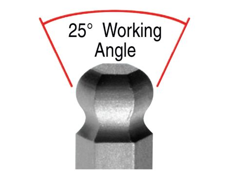 Zestaw imbusów 1,5 - 10 BONDHUS - długie, z kulką, kolor złoty [9 cz.] - 4