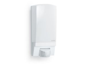 Lampa elewacyjna z czujnikiem ruchu i zmierzchu Steinel L 1 S PIR max.60W E27 IP44 IK07 230V biała / tworzywo sztuczne - image 2