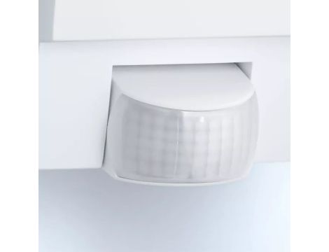 Lampa elewacyjna z czujnikiem ruchu i zmierzchu Steinel L 1 S PIR max.60W E27 IP44 IK07 230V biała / tworzywo sztuczne - 5