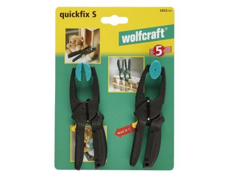 Mini kleszcze zaciskowe Wolfcraft - quickx S 30 [2 szt.] - 2