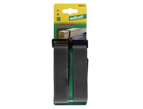 Łącznik do kabli na rzep 30x1200 mm Wolfcraft - na rzep [2 szt.] - 2
