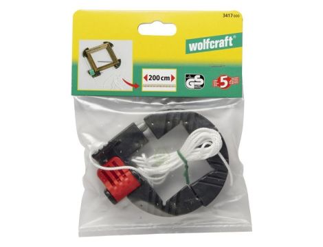 Zacisk sznurowy do ram 2 m Wolfcraft - 2