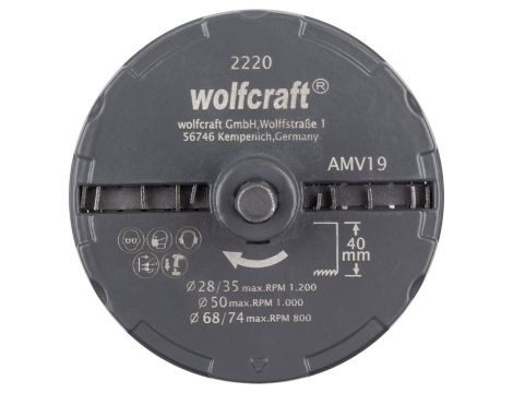 Otwornica uniwersalna 28,35,50,68,75 mm Wolfcraft PRO - 3