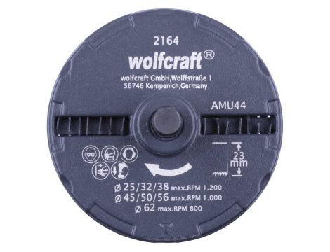 Otwornica uniwersalna 25,32,38,45,50,56,62 mm Wolfcraft - 3