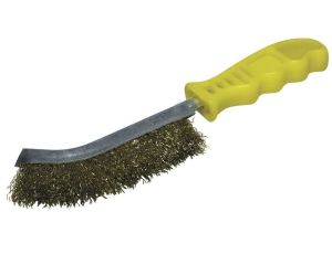 Szczotka ręczna 1-rzędowa 265 mm Wolfcraft, drut mosiężny