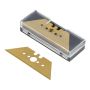 Ostrza trapezowe 61 / 0.65 mm Wolfcraft - pokryte tytanem [5 szt.] - 3