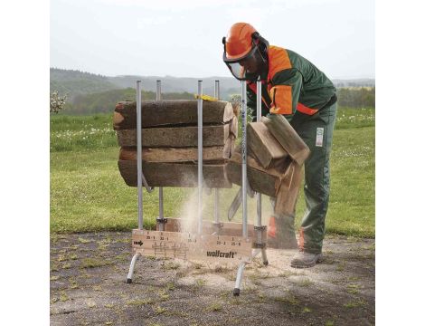 Stojak do cięcia drewna Wolfcraft - duży - 3