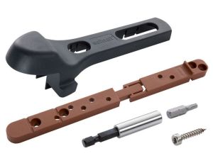 Zestaw startowy do budowy tarasów Wolfcraft - ukryte połączenia