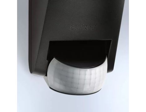 Lampa elewacyjna z czujnikiem ruchu i zmierzchu Steinel L 585 S PIR max.60W E27 IP44 IK03 230V czarna / szkło /tworzywo sztuczne - 3