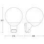 Lampa elewacyjna z czujnikiem ruchu i zmierzchu Steinel L 585 S PIR max.60W E27 IP44 IK03 230V czarna / szkło /tworzywo sztuczne - 5