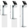 Oprawa ogrodowa solarna z czujnikiem ruchu i zmierzchu STEINEL Xsolar GL-S PIR 1,2,W 150lm 3000K IP44 IK03 srebrna / aluminium - 3