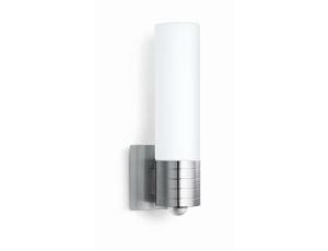 Lampa elewacyjna z czujnikiem ruchu i zmierzchu Steinel L 260 S LED PIR 9,87W 3000K 703lm IP44 IK03 230V srebrna / stal nierdzewna