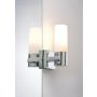 Oprawa ścienna łazienkowa GEMINI zestaw 2szt. E14 max.20W IP44 230V chrom satyna / metal szkło - 6